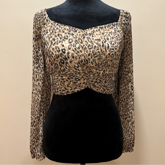 Japna - Leopard Print - Cropped Top - Picture 1 of 6